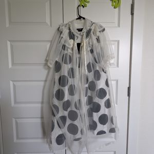 Uniqlo Marimekko polka dot a line dress